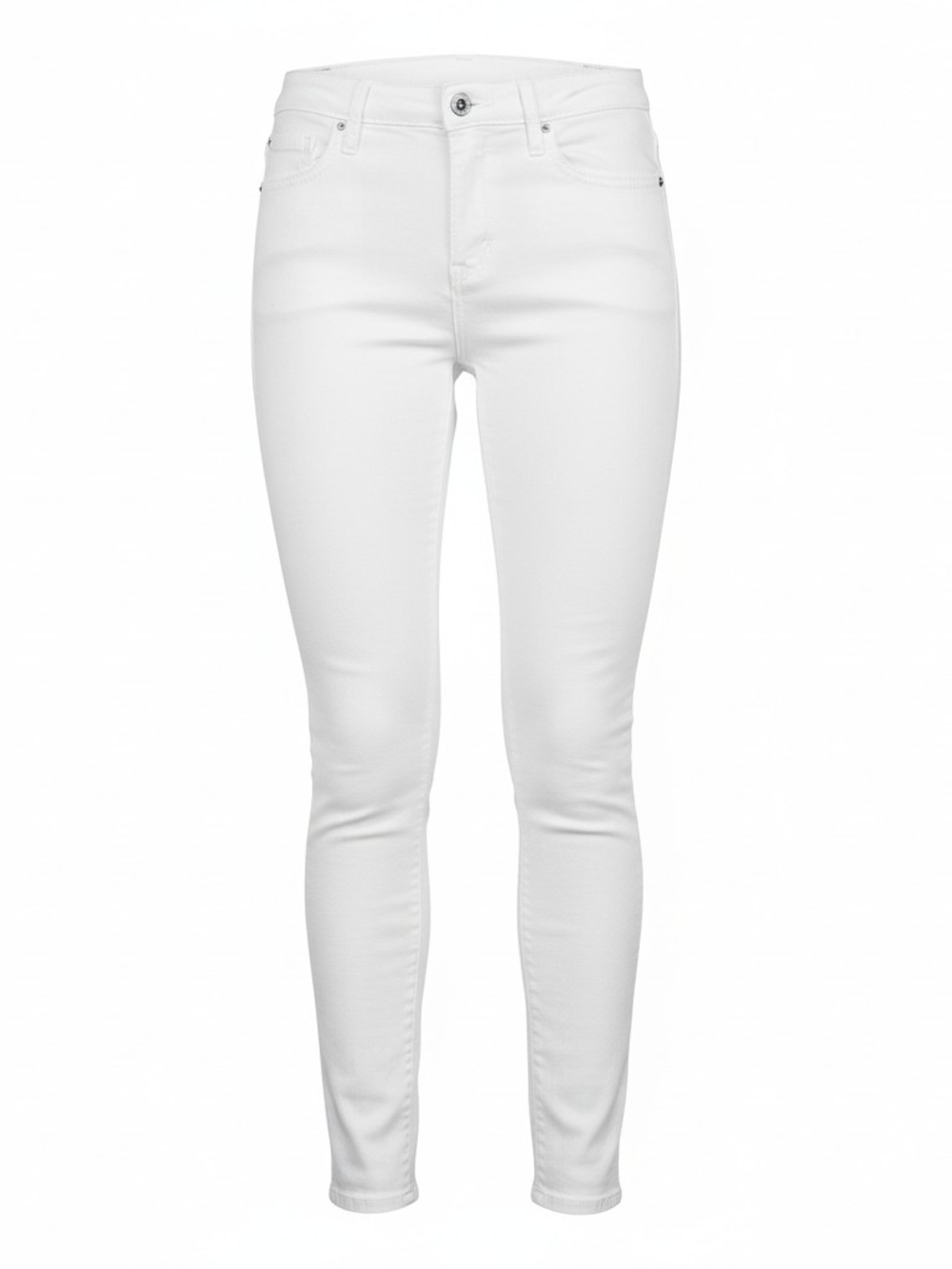 NWT Time and Tru Women’s High Rise Sculpting Ankle Jeggings – White, Size 10